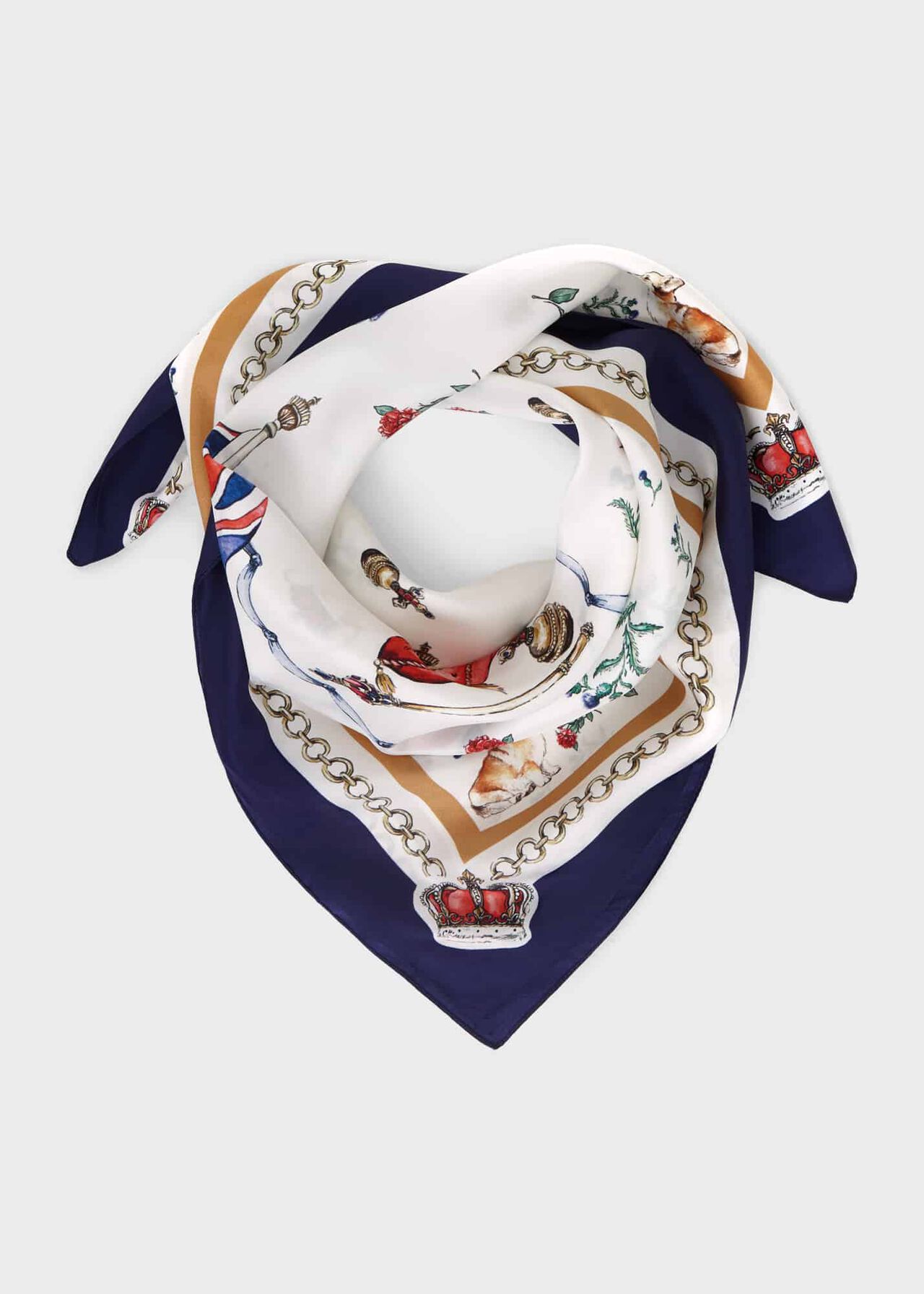 Coronation Scarf, Ivory, hi-res