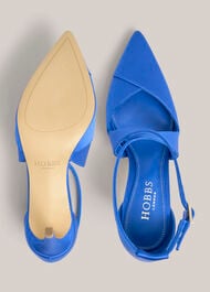 Marissa Satin Courts, Azure Blue, hi-res
