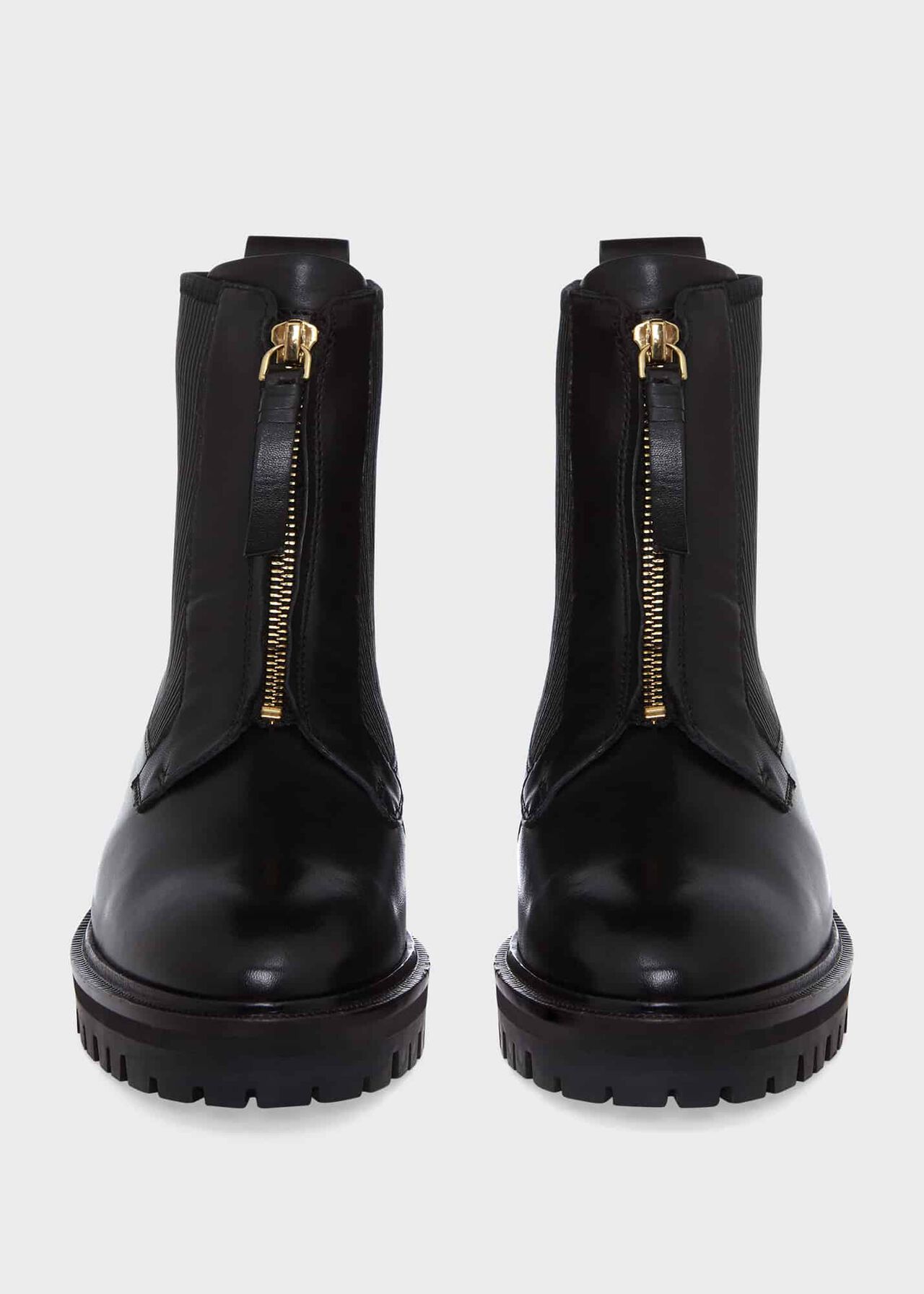 Trinity Zip Boots, Black, hi-res