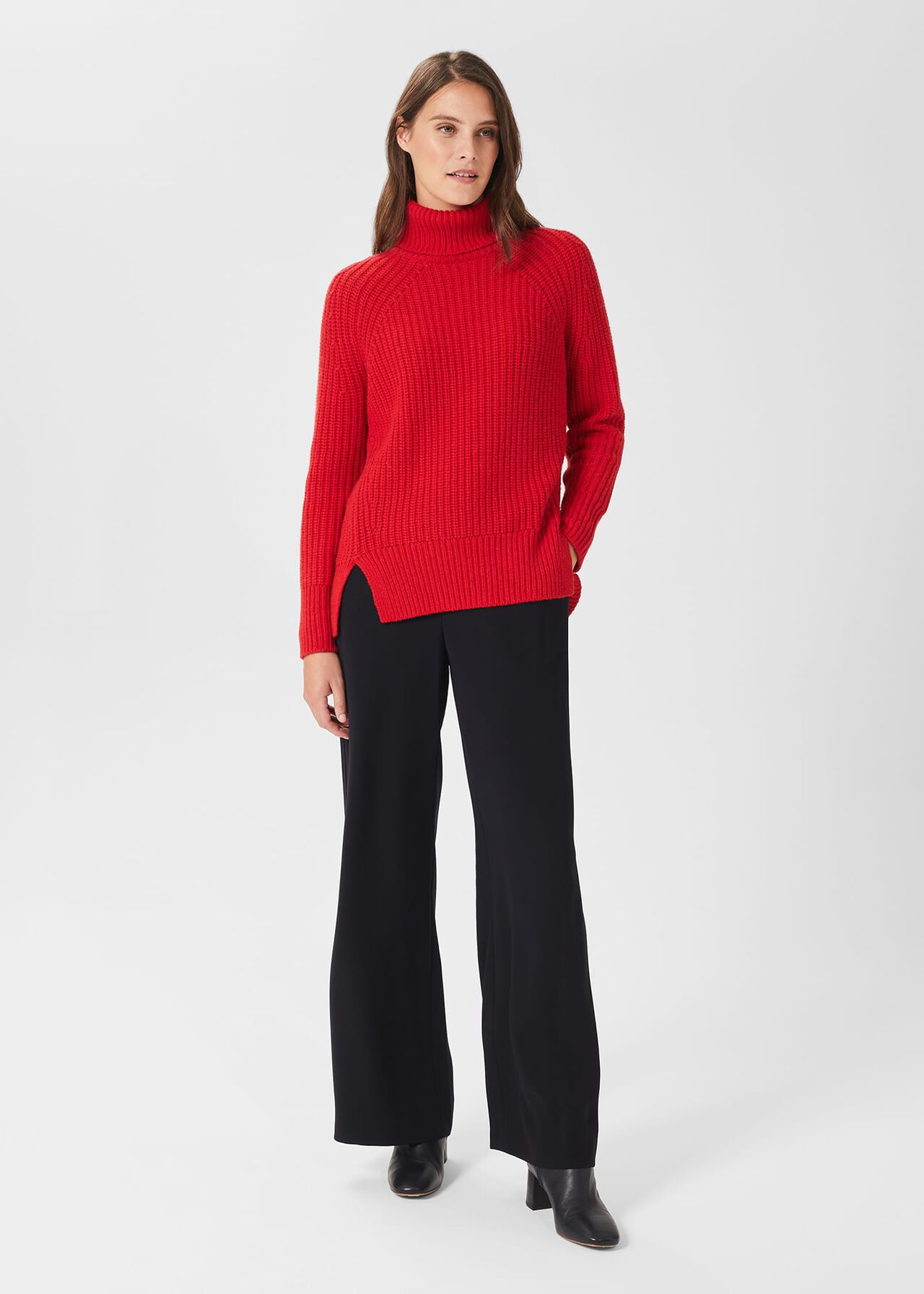 Aurelia Sweater With Alpaca, Crimson Red, hi-res