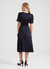 Christina Dress, Navy Ivory, hi-res