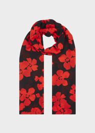 Eleanor Scarf, Navy Red, hi-res