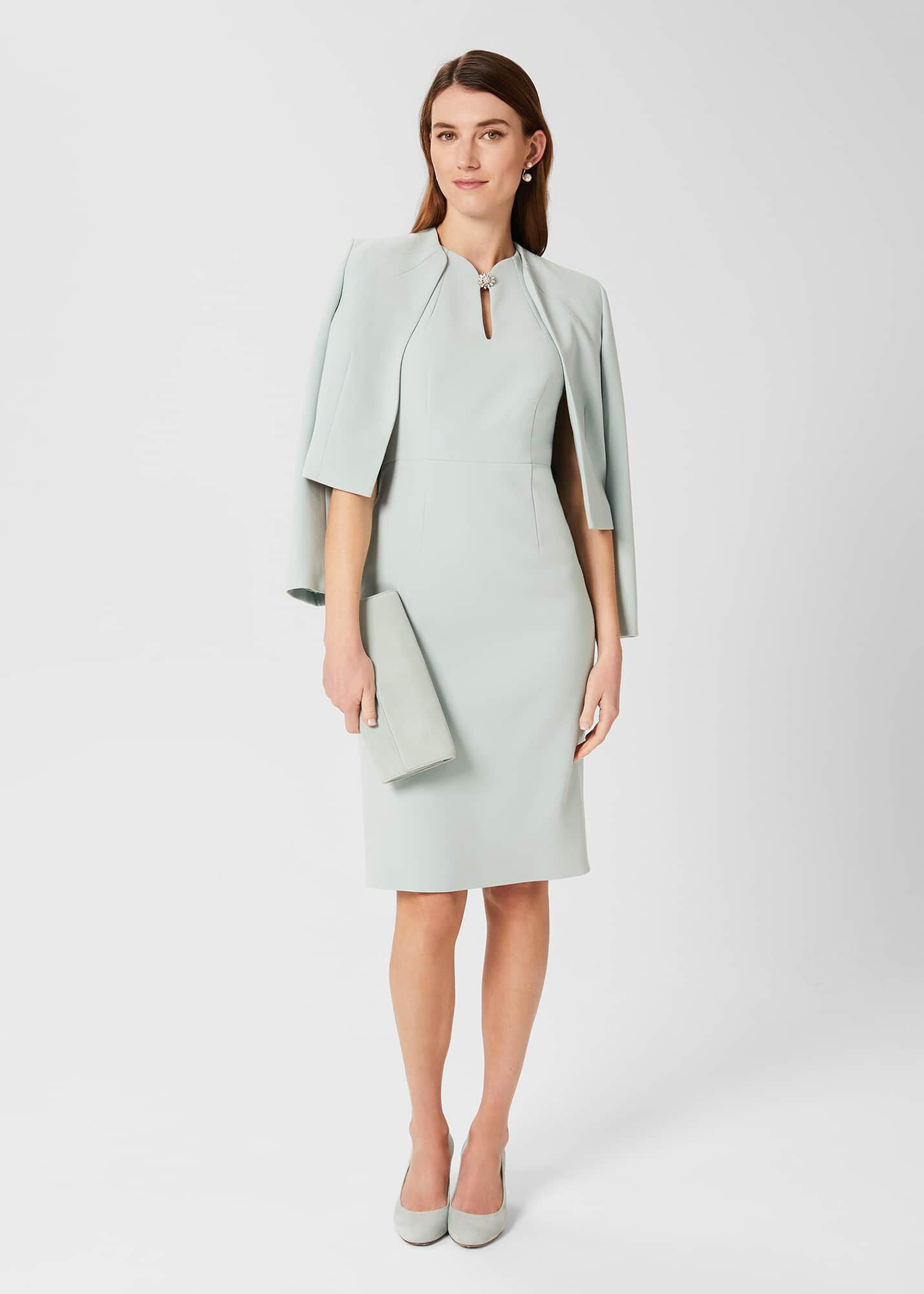 Sage green deals shift dress