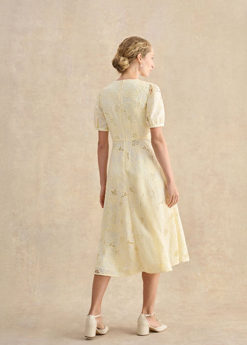 Ellie Dress, Pale Yellow, hi-res