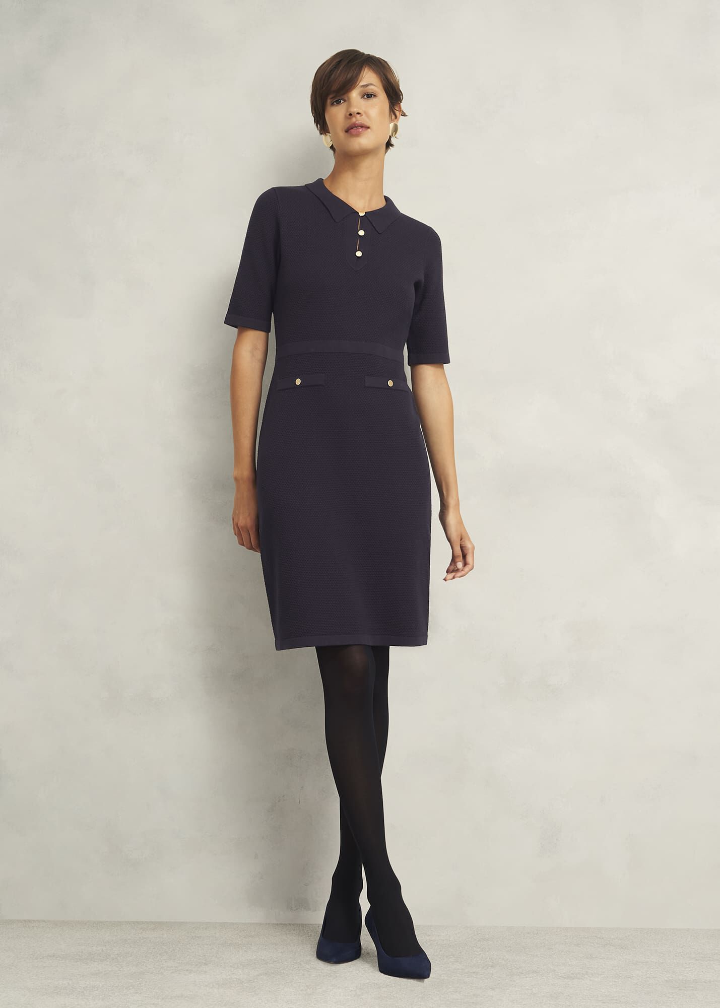 Niamh Knitted Dress | Hobbs UK |