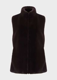 Verena Gilet, Aubergine, hi-res