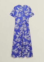 Ripsley Tie-Waist Midaxi Dress, Blue Multi, hi-res