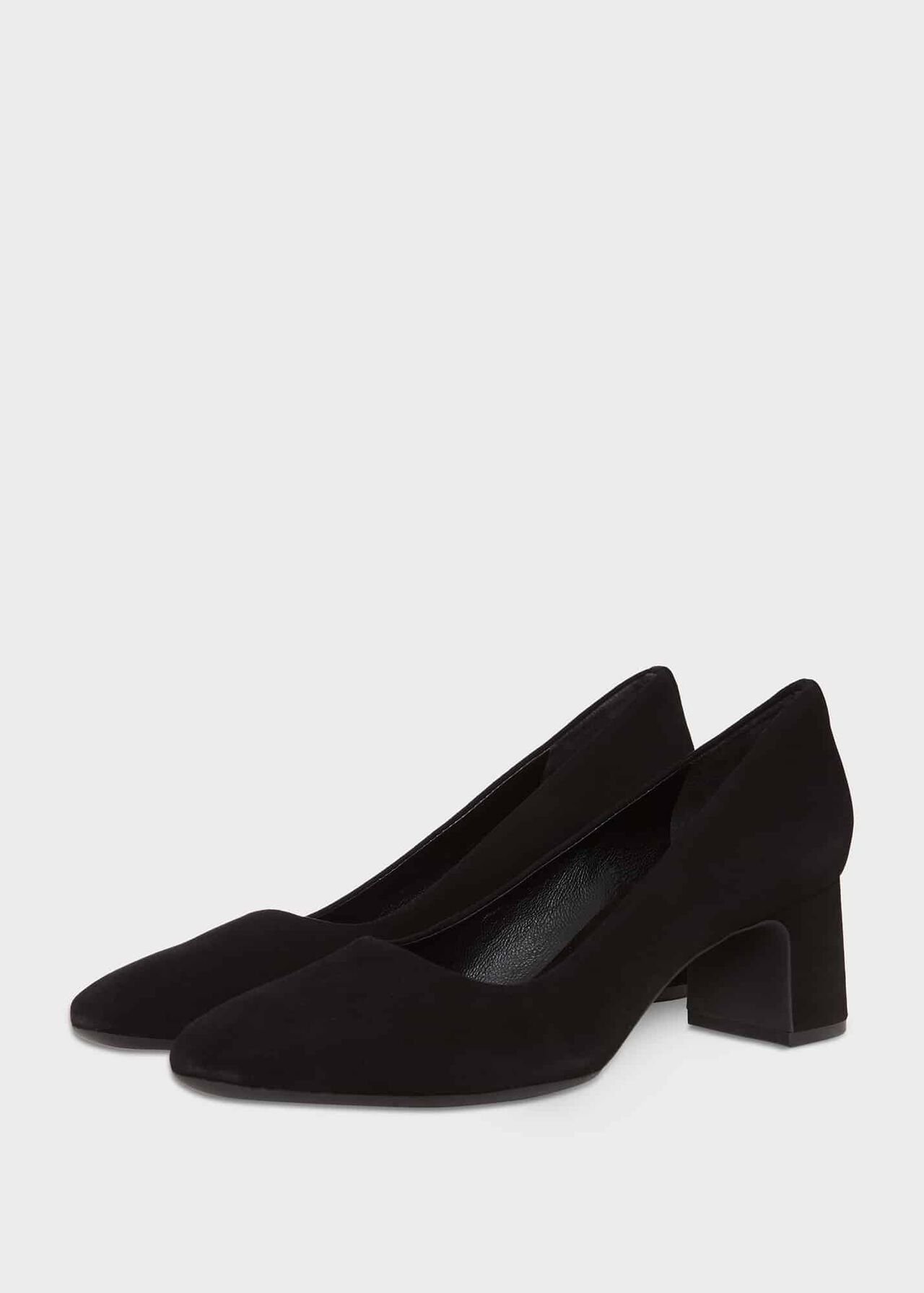 Clemmi Court Shoes, Black, hi-res