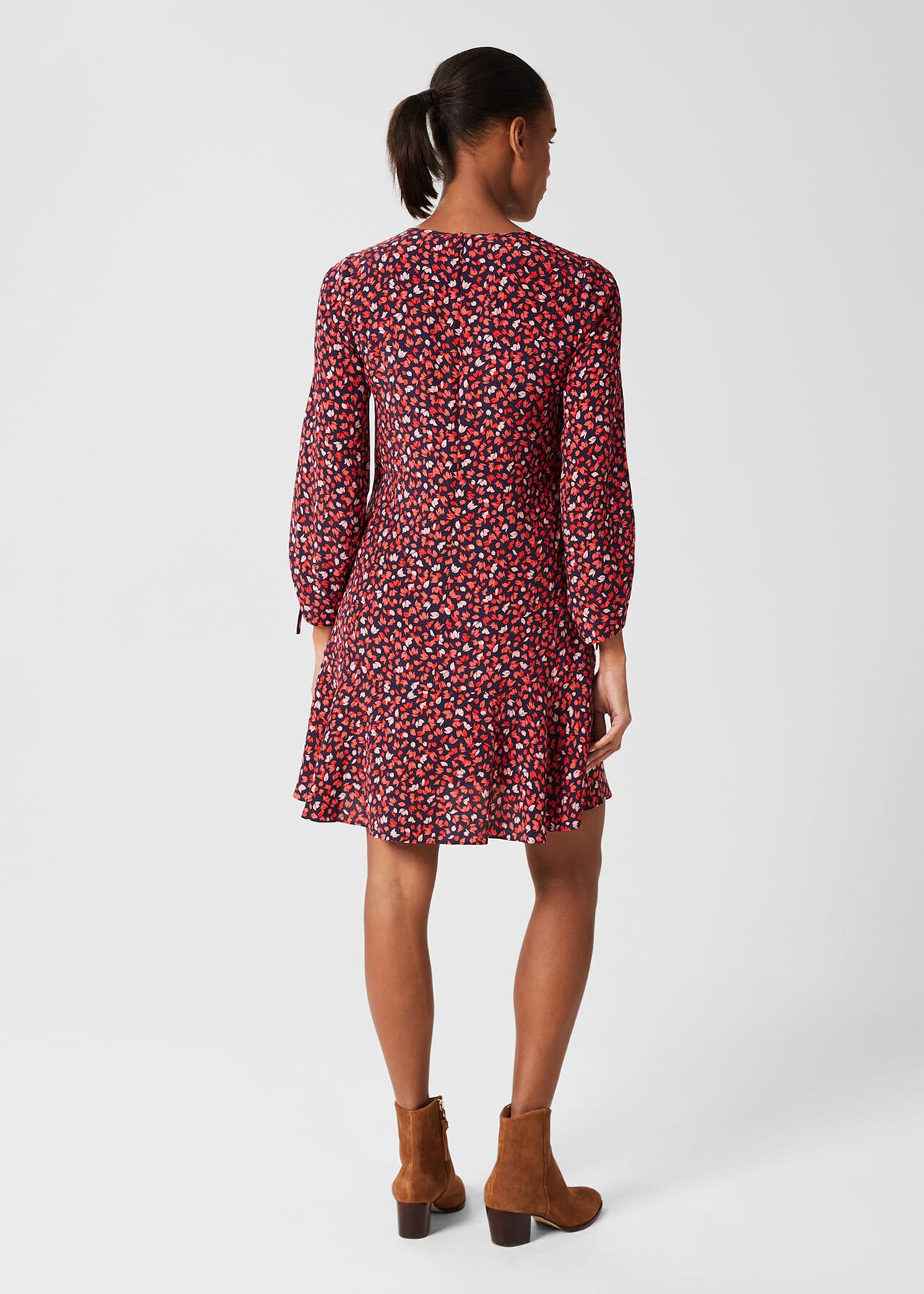 Lilia Dress, Navy Multi, hi-res