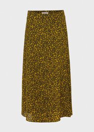 Annette Skirt, Chartreuse Navy, hi-res