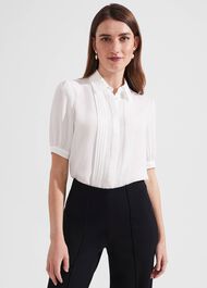 Ana Blouse, Ivory, hi-res