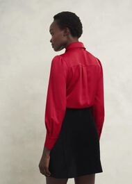 Ruby Blouse, Red, hi-res
