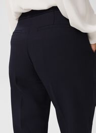 Petite Gael Wool Blend Trousers, Navy, hi-res