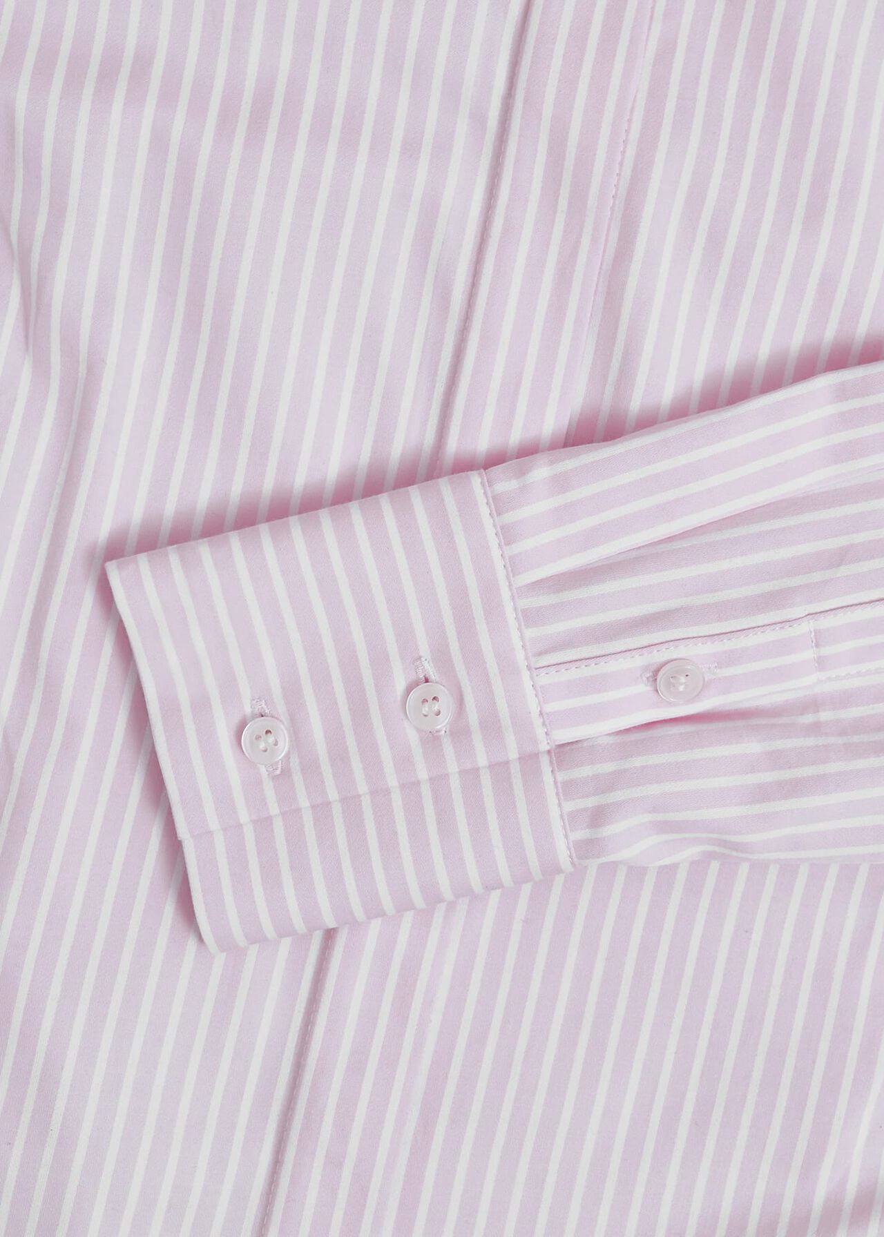 Victoria Cotton Blend Shirt, Pink White, hi-res