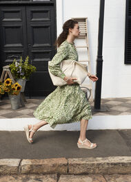 Amaris Dress, Green Cream, hi-res