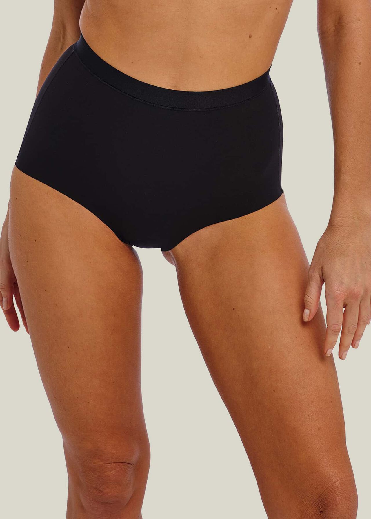 Firm Control Hourglass Shaping Brief , Black, hi-res
