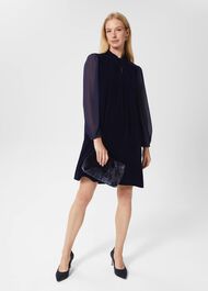 Clifton Clutch Bag, Midnight, hi-res