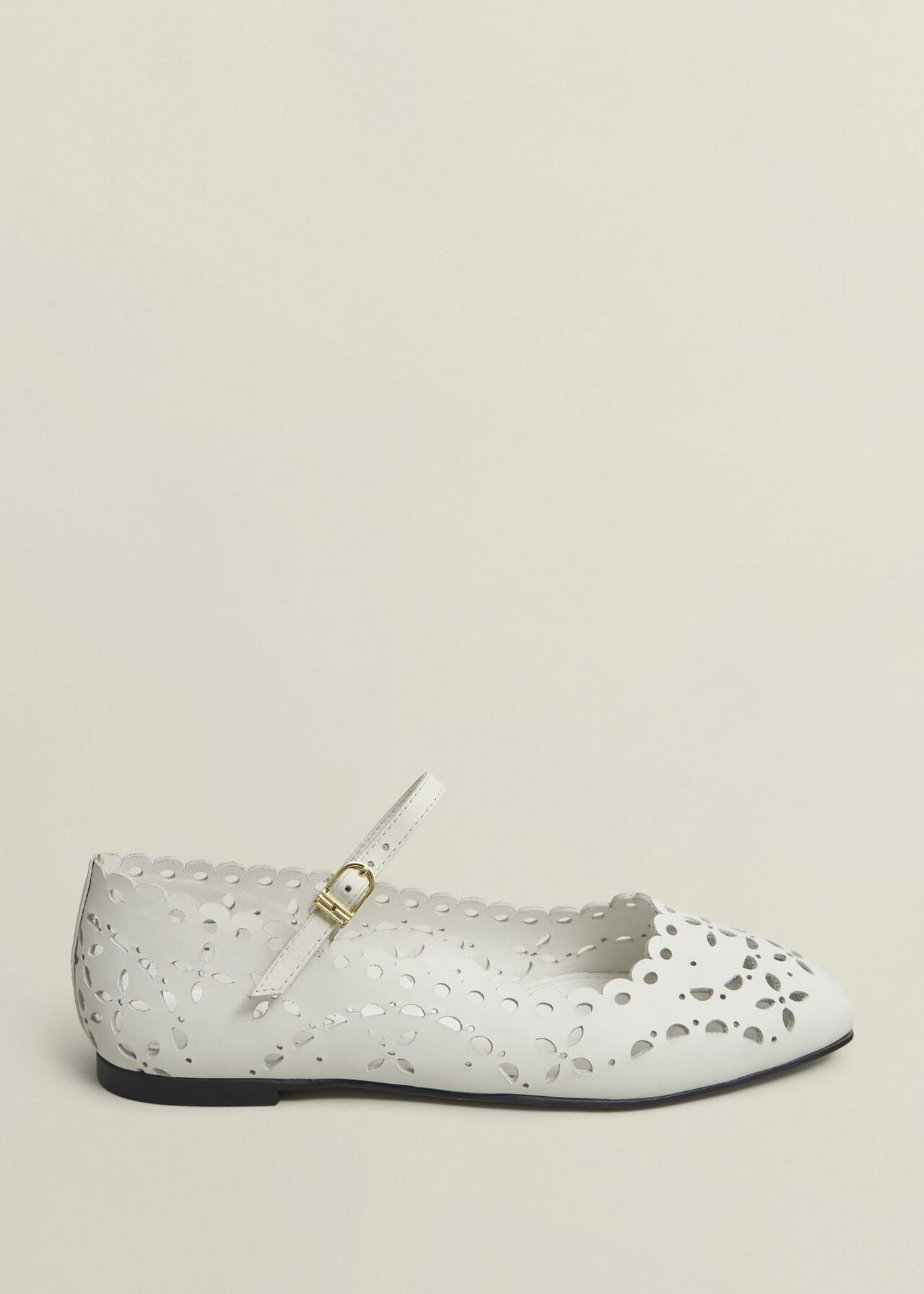 Chrissy Cut Detail Mary Janes, Ivory, hi-res