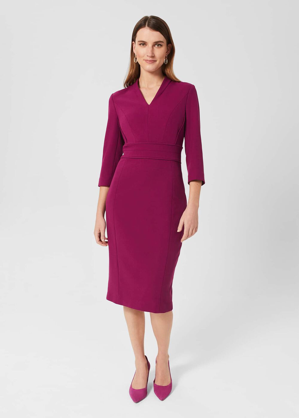 Kim Dress, Bright Plum, hi-res