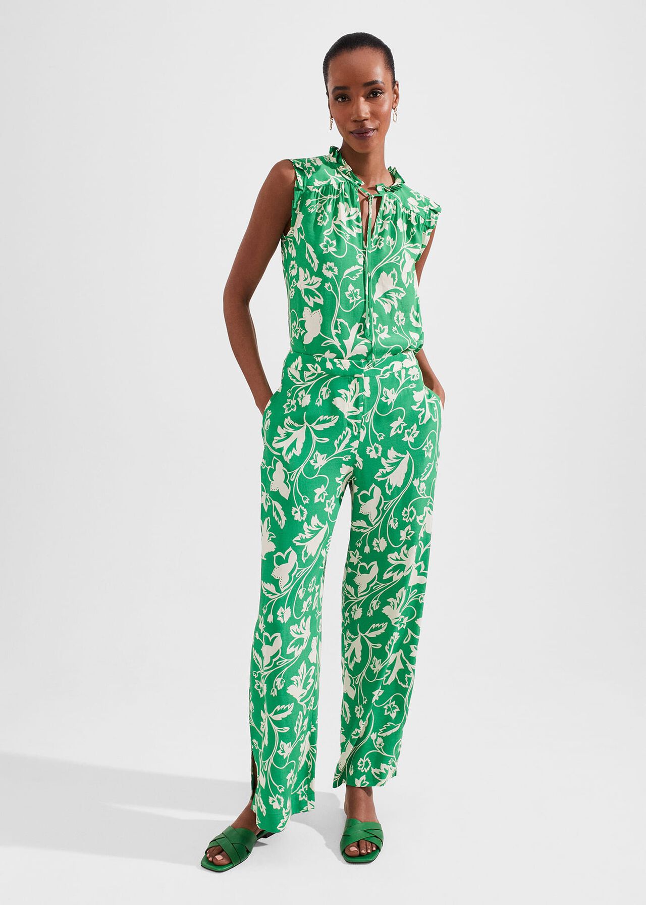 Palmer Trouser, Green Multi, hi-res