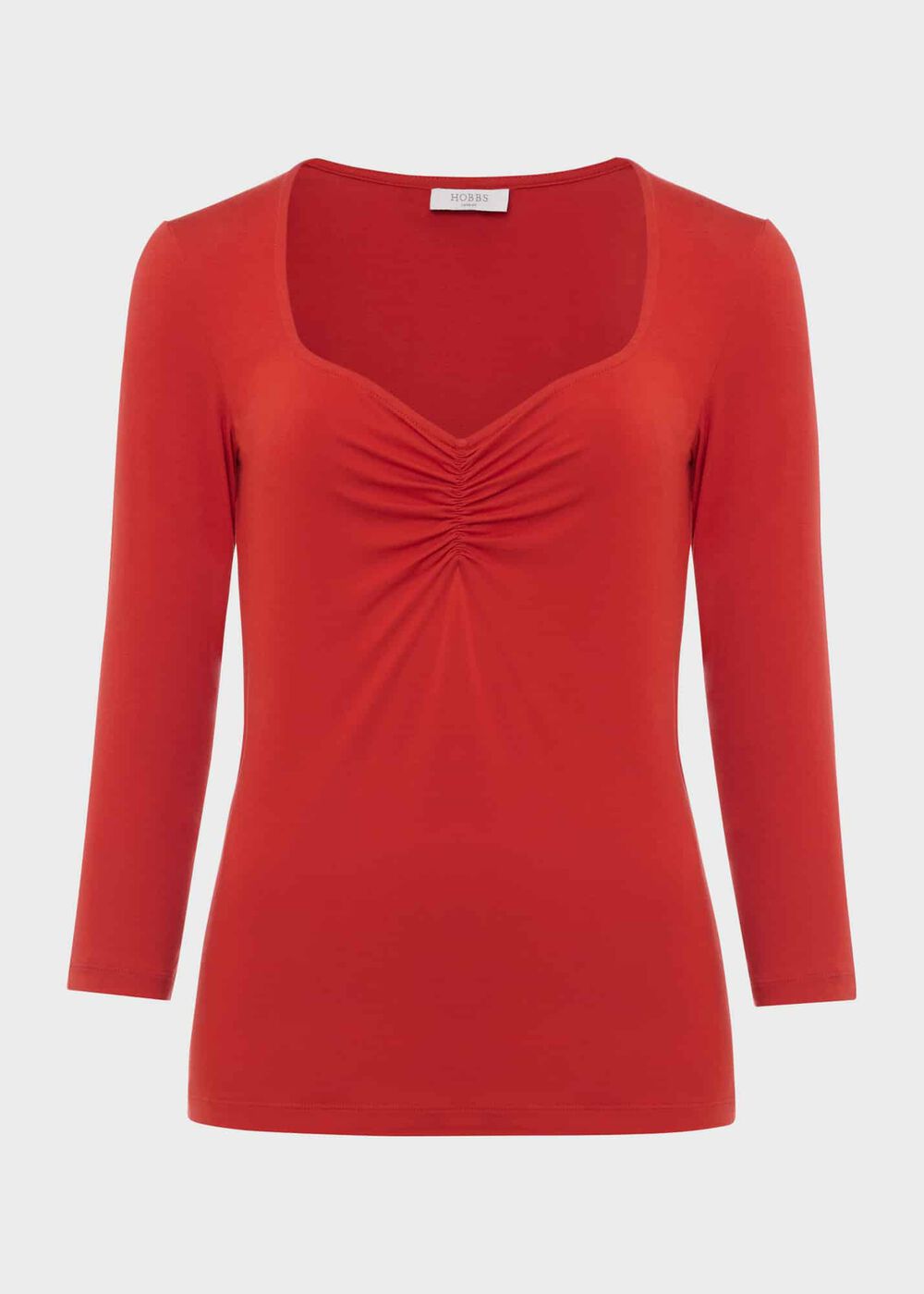 Velma Top, Dark Sienna Red, hi-res