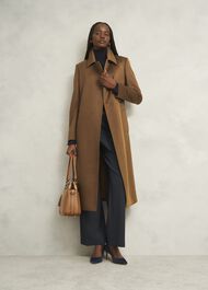 Livia Wool Coat, Vicuna, hi-res
