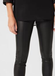 Carey Faux Leather Leggings, Black, hi-res
