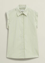 Melanie Shirt, Sage White, hi-res