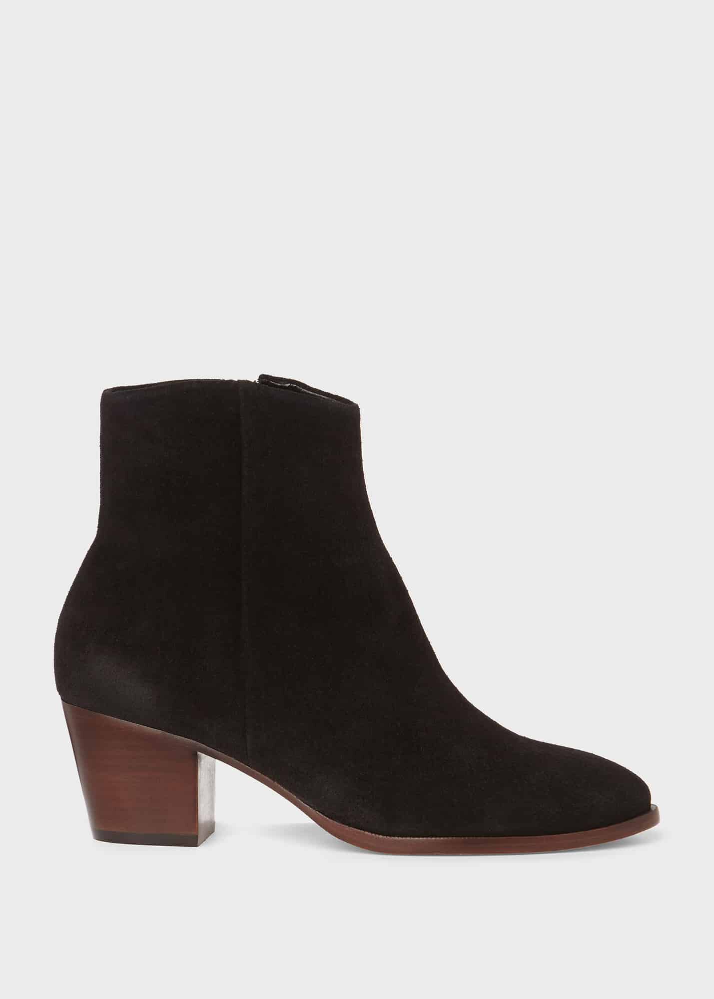 Hobbs black ankle boots top
