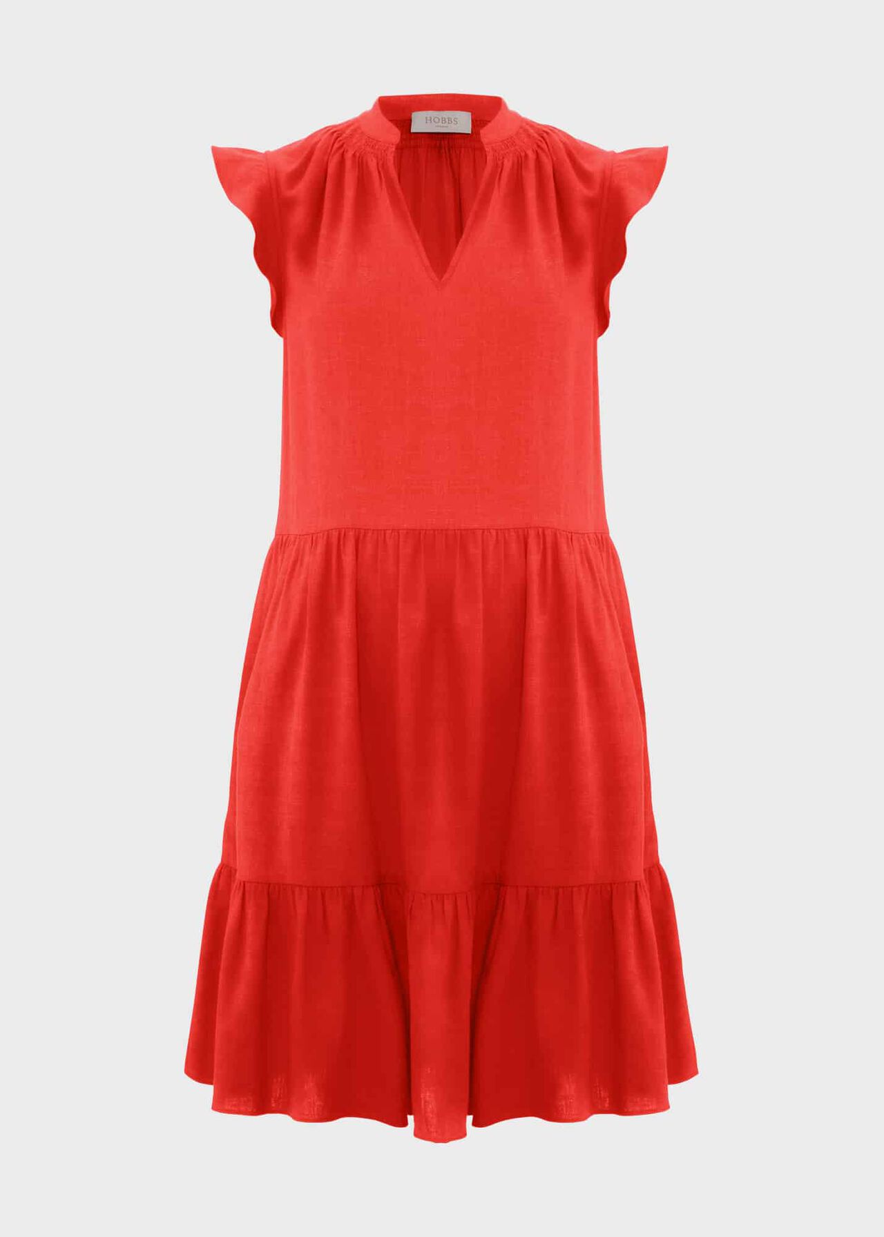 Estella Dress, Scarlet Red, hi-res