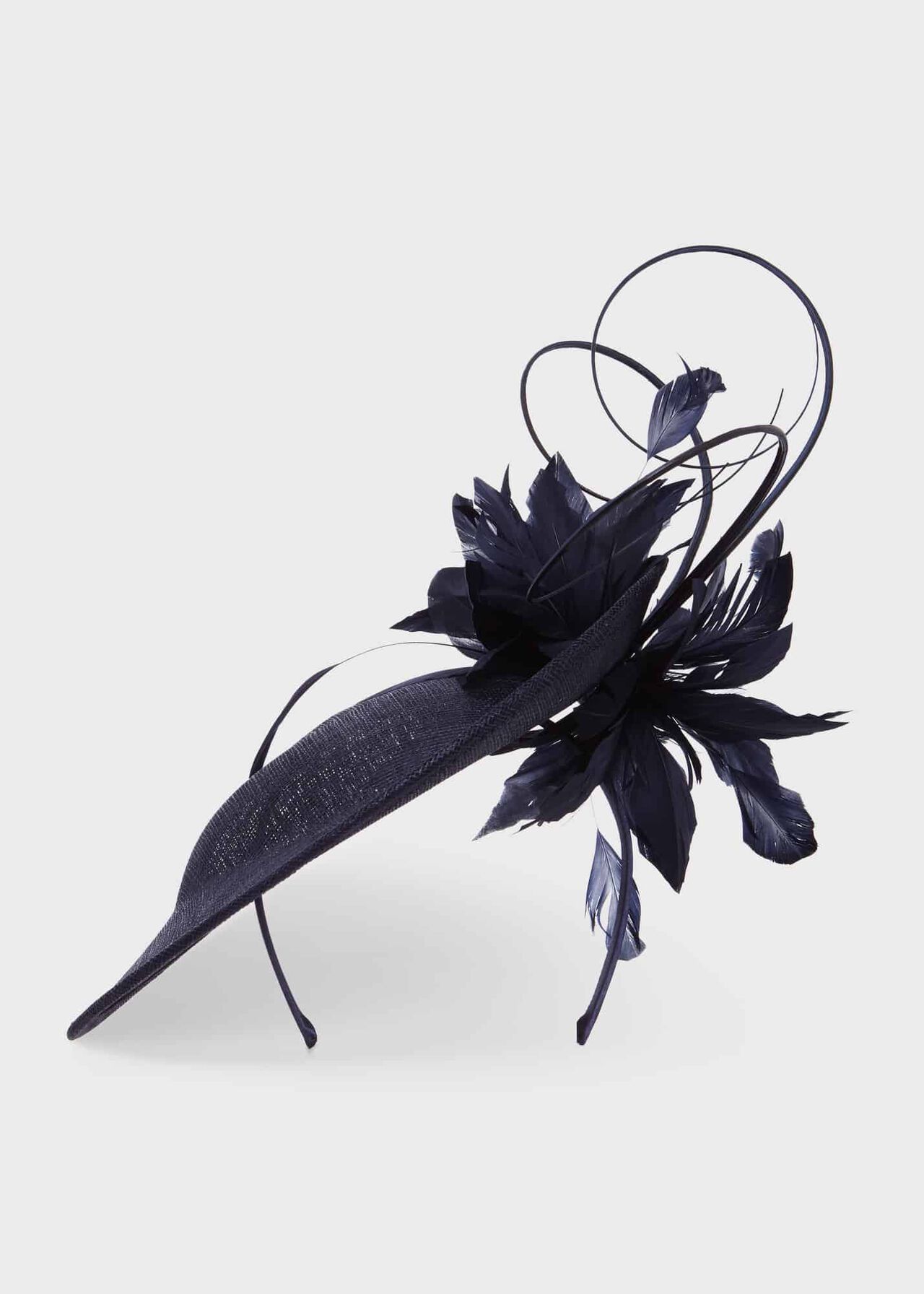 Josephine Fascinator, Midnight, hi-res