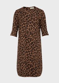 Iza Tunic Dress, Camel Multi, hi-res