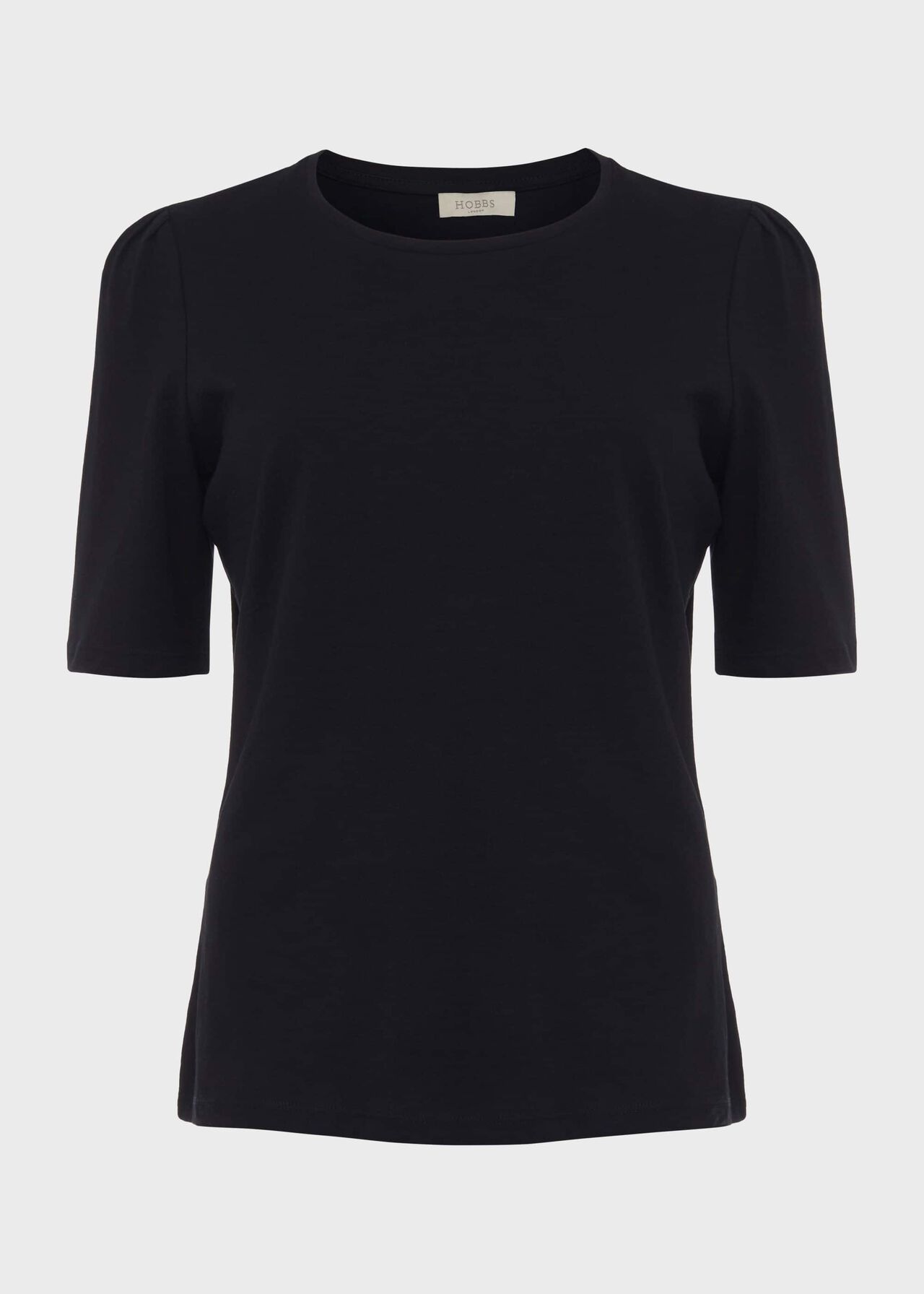 Eva Puff Sleeve T-Shirt, Navy, hi-res