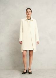 Saffie Coat, Ivory, hi-res