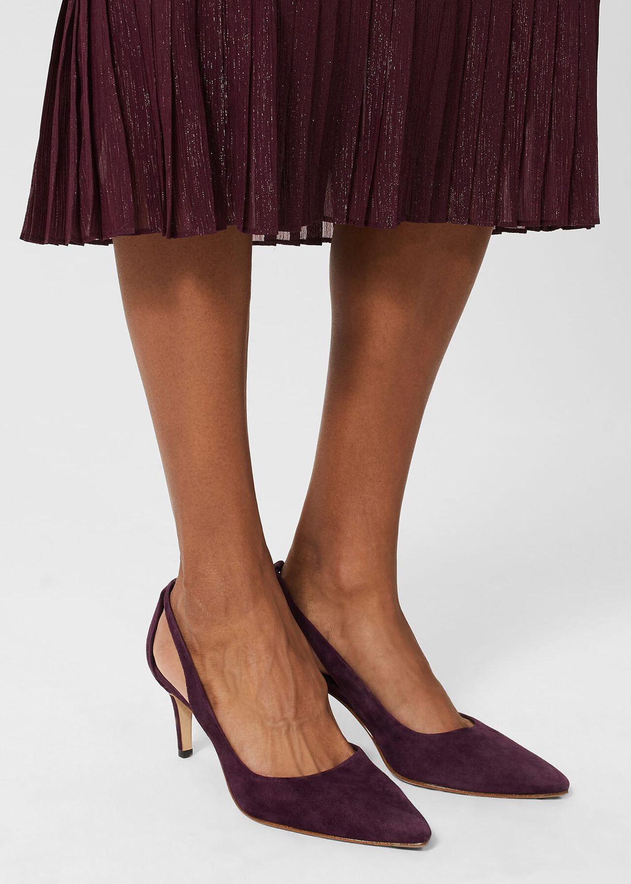 Natasha Court Shoes, Mulberry, hi-res