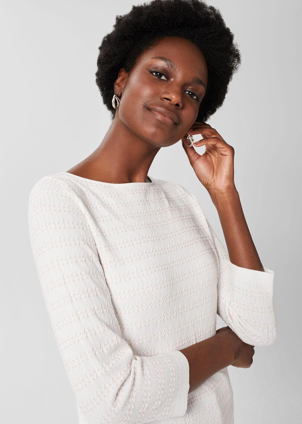 Robin Jumper, Ivory Rse Qrtz, hi-res