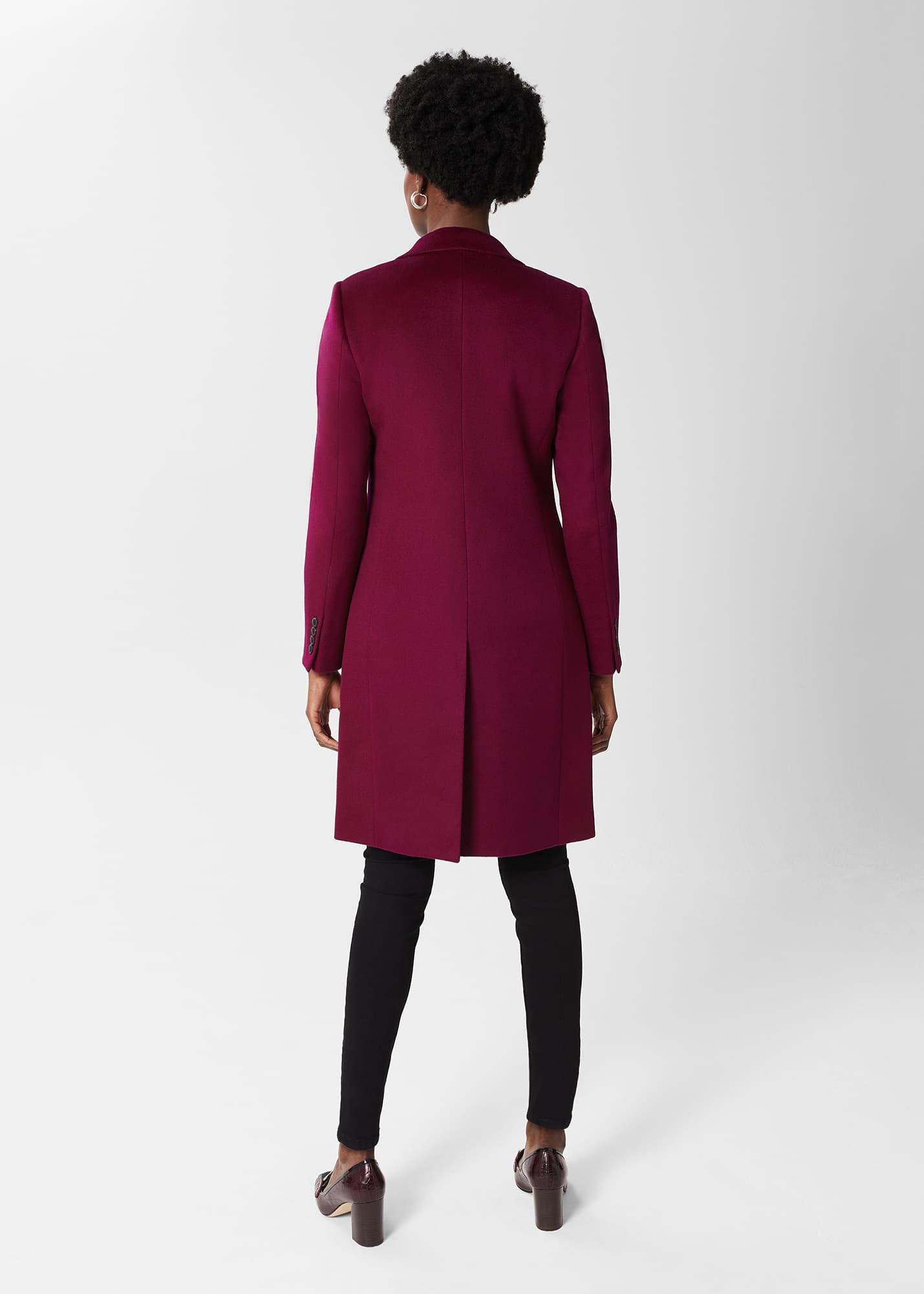 Hobbs tilda shop coat pink