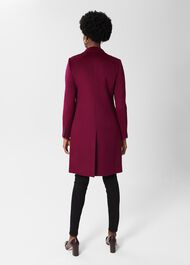 Tilda Wool Coat, Warm Plum, hi-res