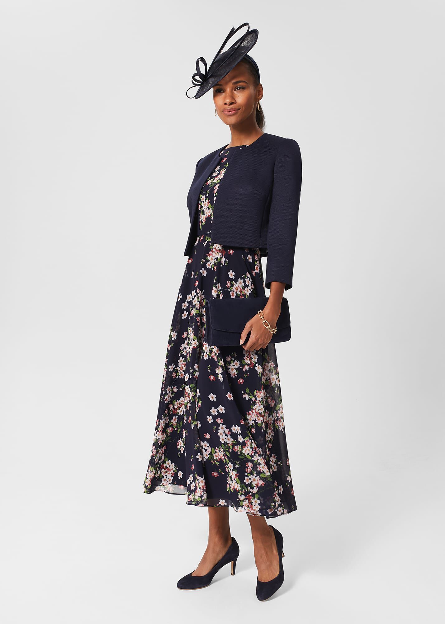 Carly Floral Midi Dress
