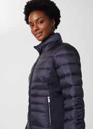 Noemi Puffer Jacket, Navy, hi-res