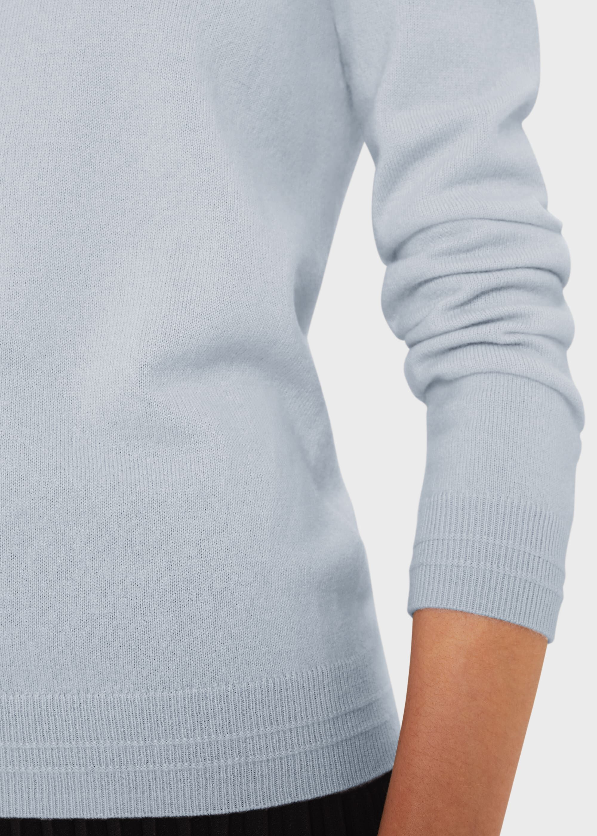 pale blue cashmere jumper