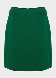 Maeve Wool Skirt, Green, hi-res