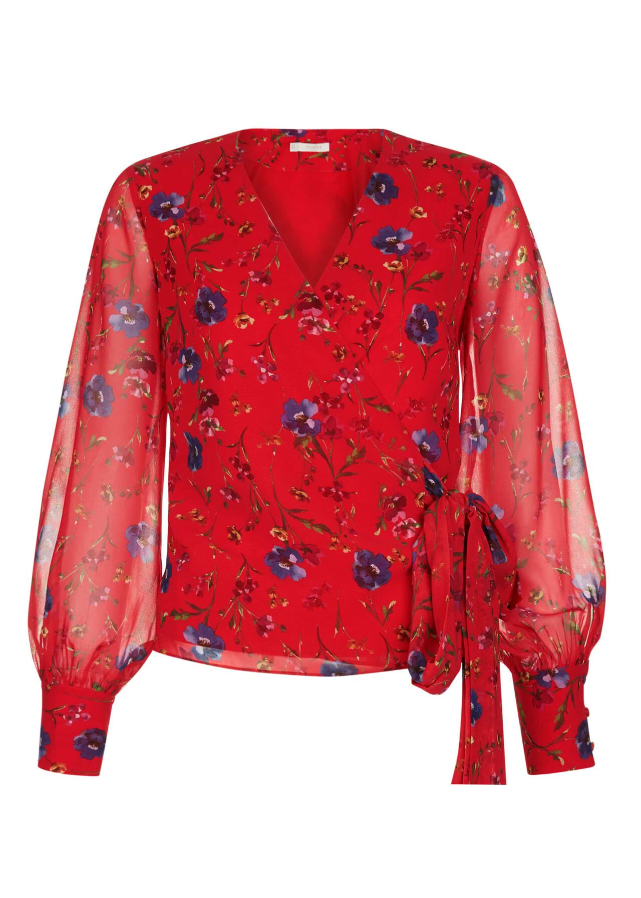 Elizabeth Blouse Red Multi