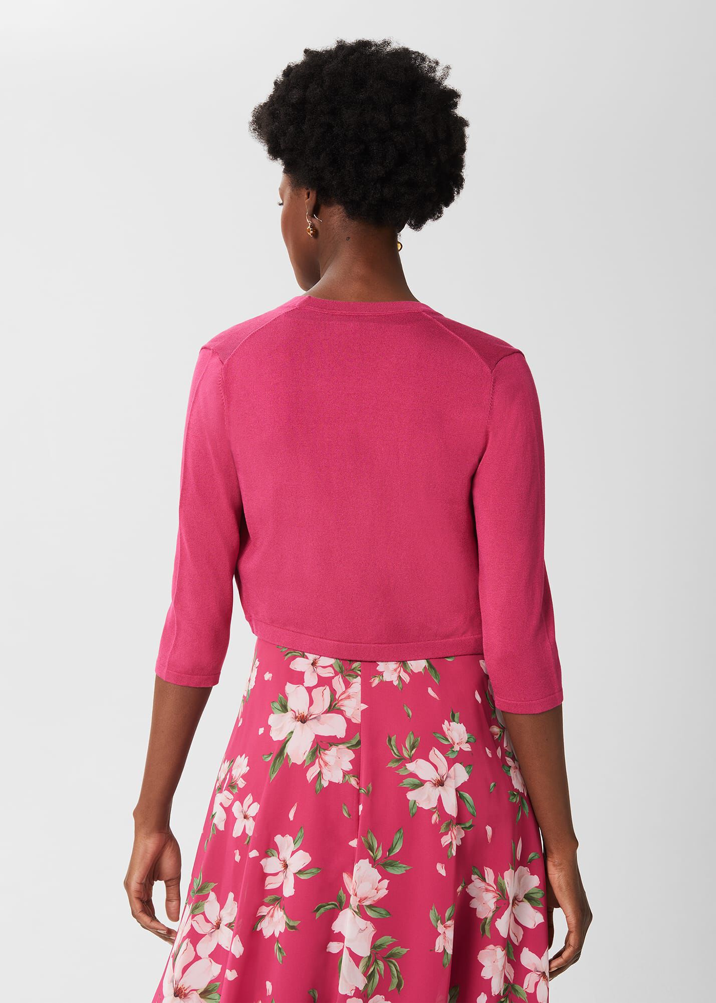 Cerise pink bolero cardigan store