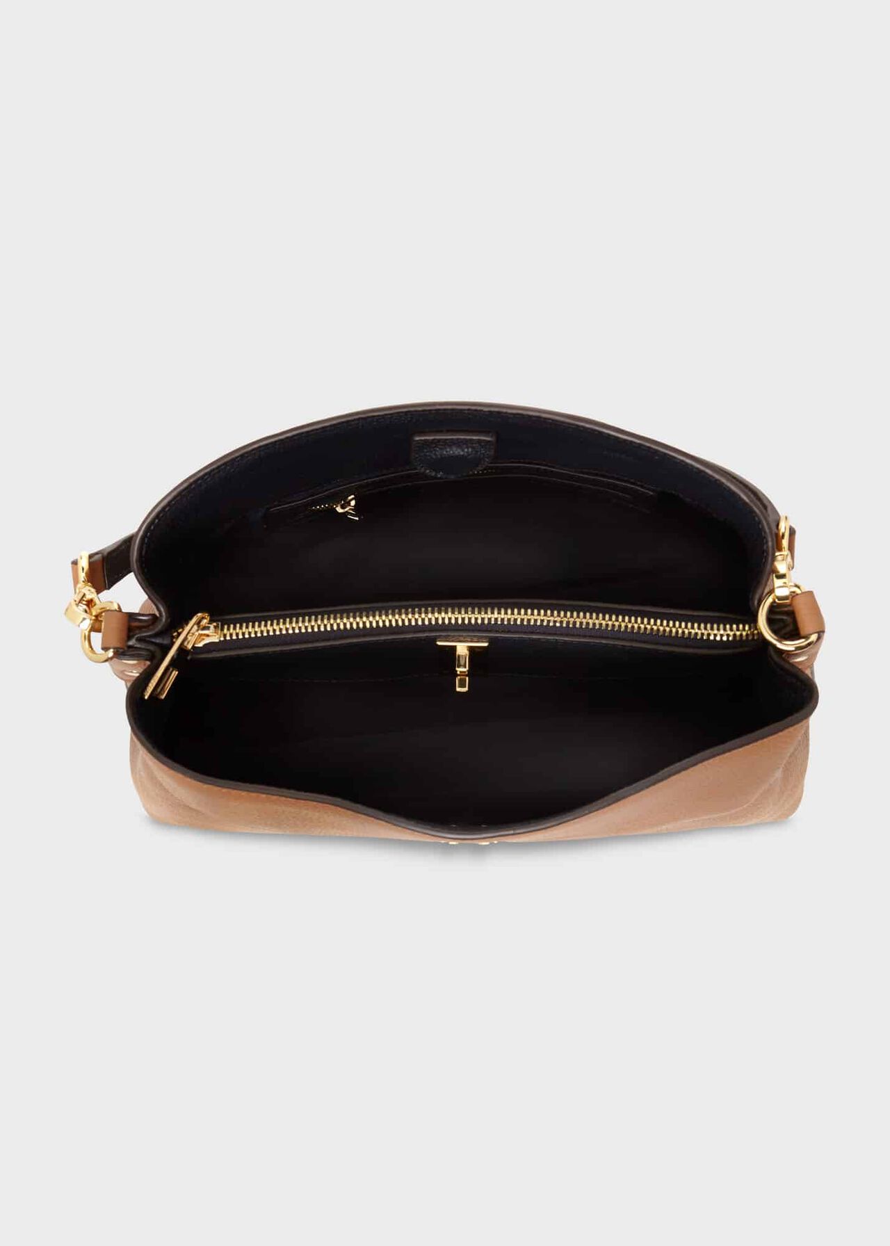 Elberry Shoulder Bag, Camel Navy, hi-res