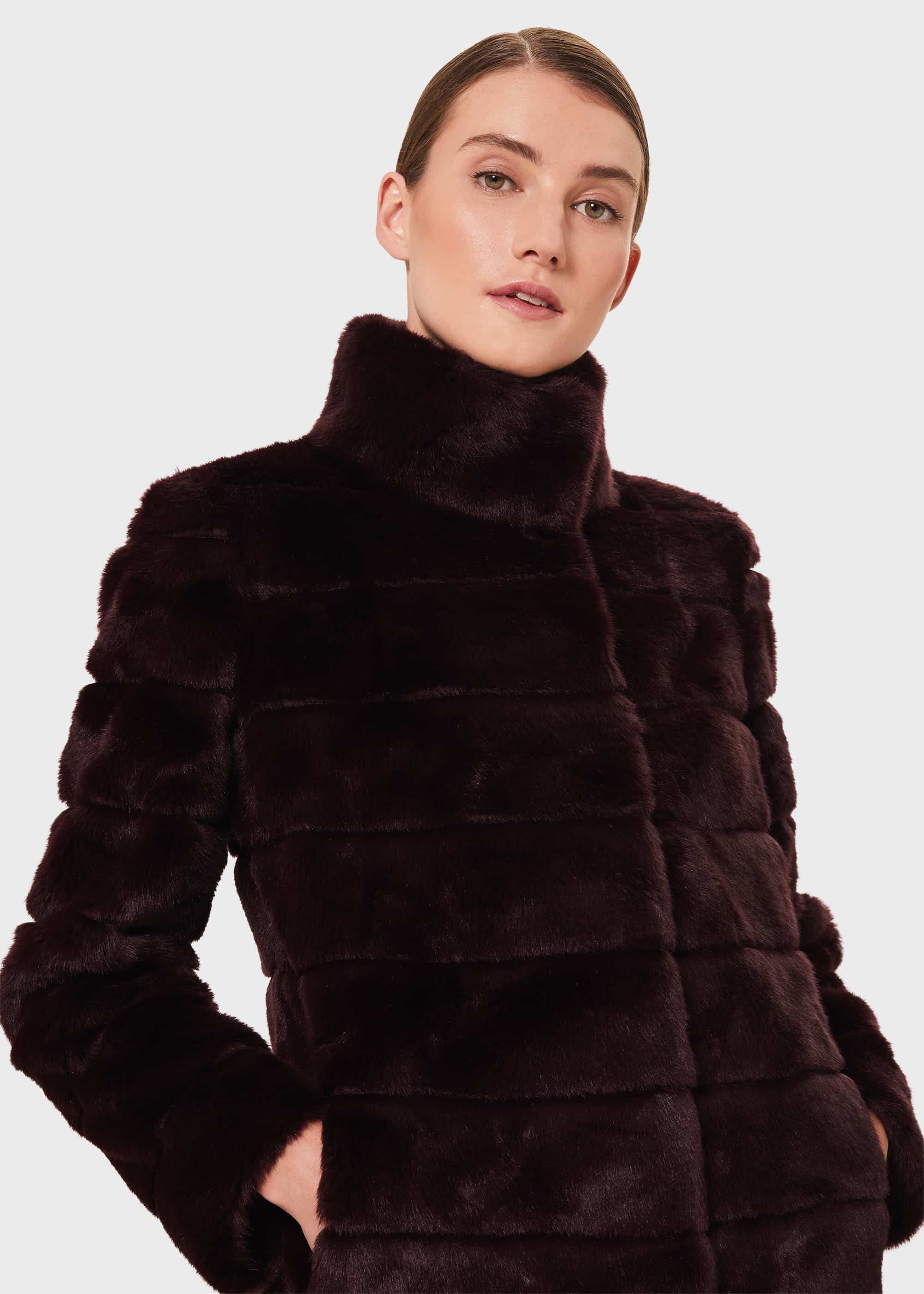 Faux fur coat hobbs clearance