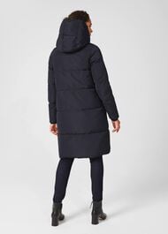 Darla Water Resistant Puffer Jacket, Navy, hi-res