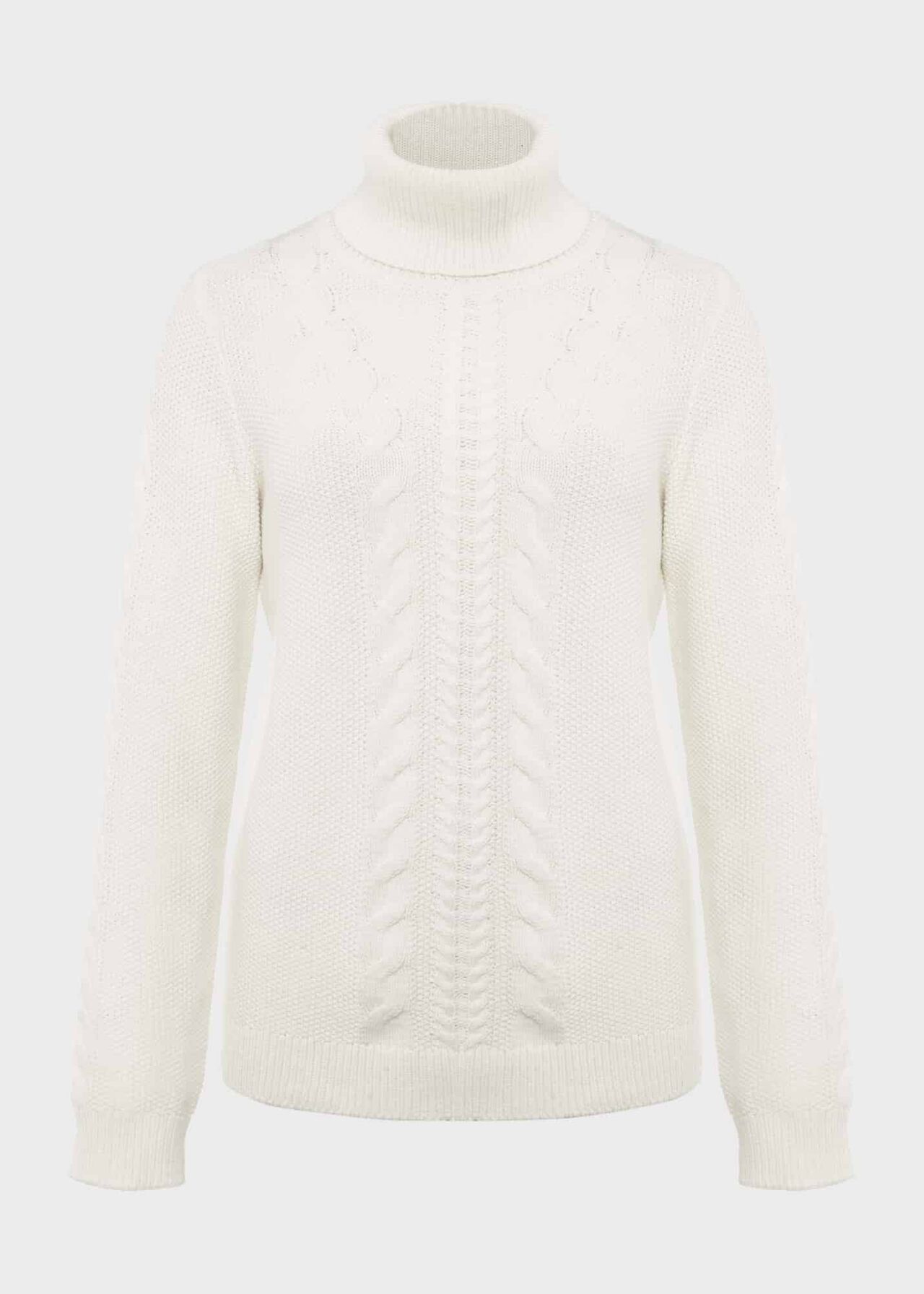 Nora Cable Jumper, Ivory, hi-res
