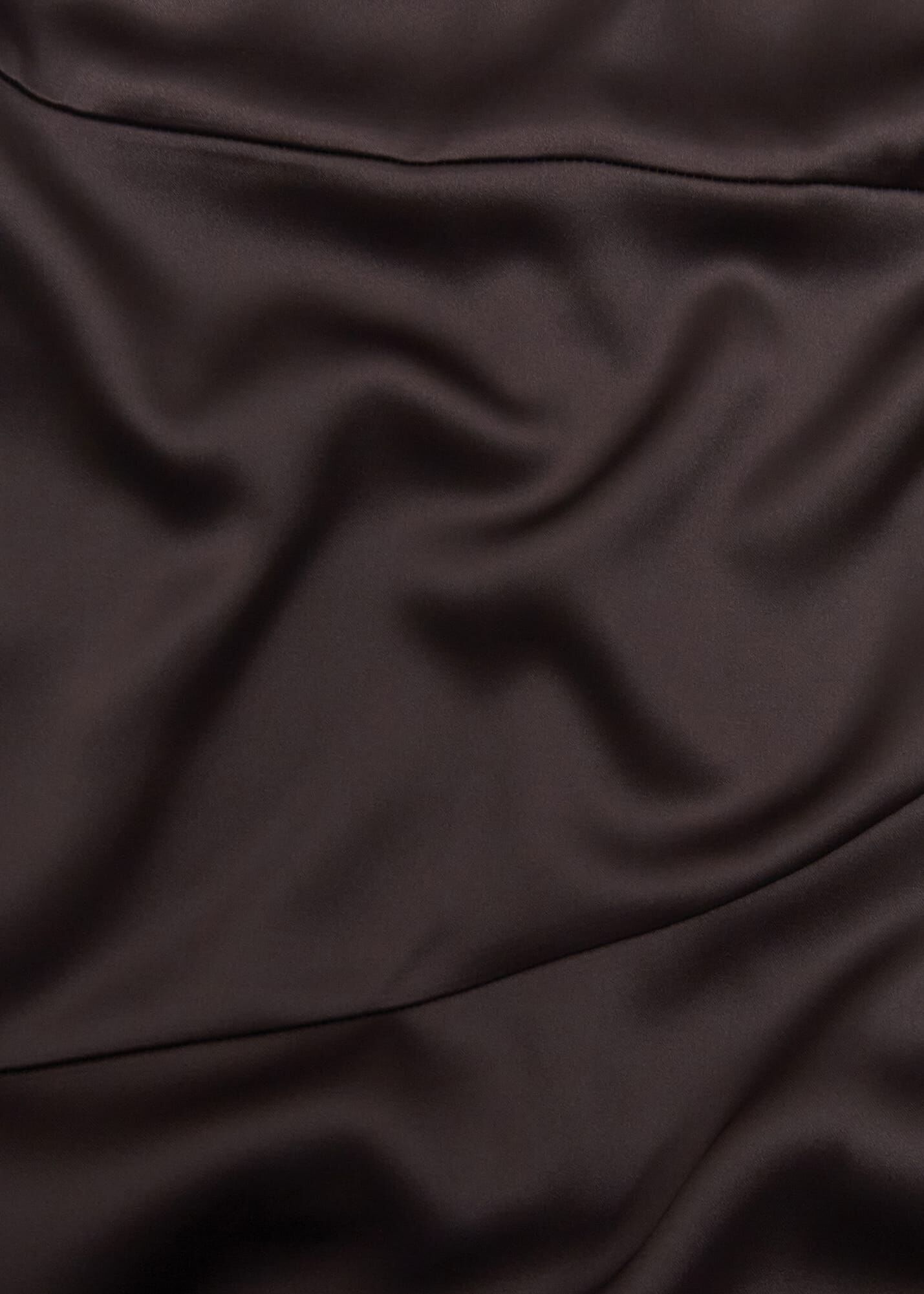 特価/完売前に【Hobbs London】Eastbury Dress サテン ブラウン Eastbury Dress | Hobbs US |