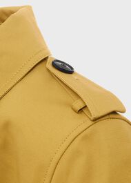 Saskia Water Resistant Trench Coat, Chartreuse, hi-res